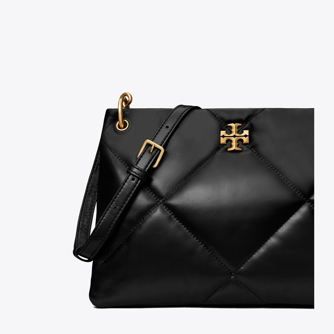 Tory Burch Small Kira Diamond Quilt Shoulder Bag Black