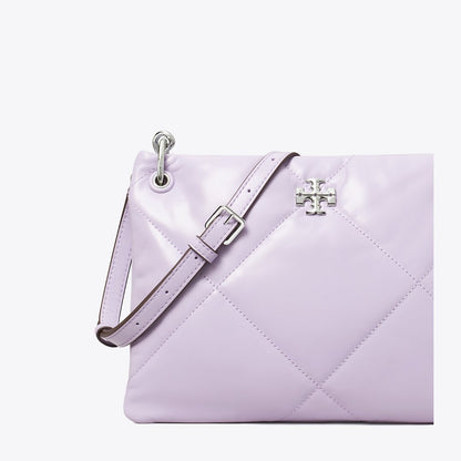Tory Burch Small Kira Diamond Quilt Shoulder Bag Purple Heather