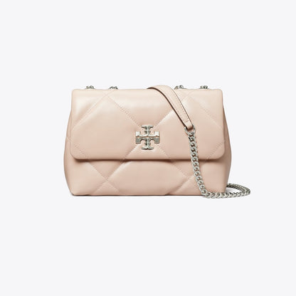 Tory Burch Small Kira Diamond Quilt Shoulder Bag Soft Pink
