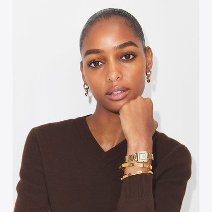 Tory Burch Small Kira Watch IVORY/STONES/GOLD