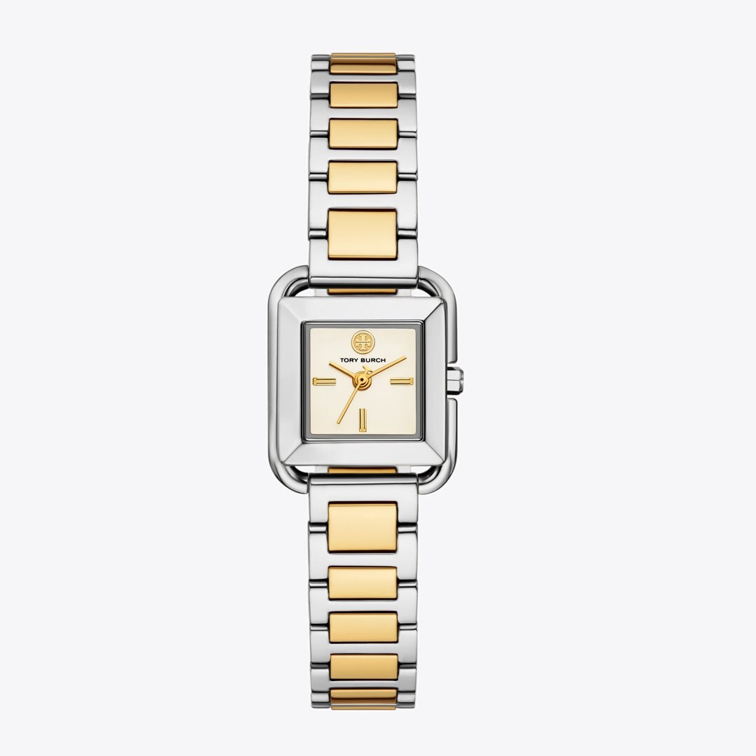 Tory Burch Small Kira Watch IVORY/TWO-TONE
