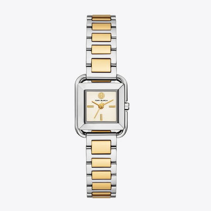 Tory Burch Small Kira Watch IVORY/TWO-TONE