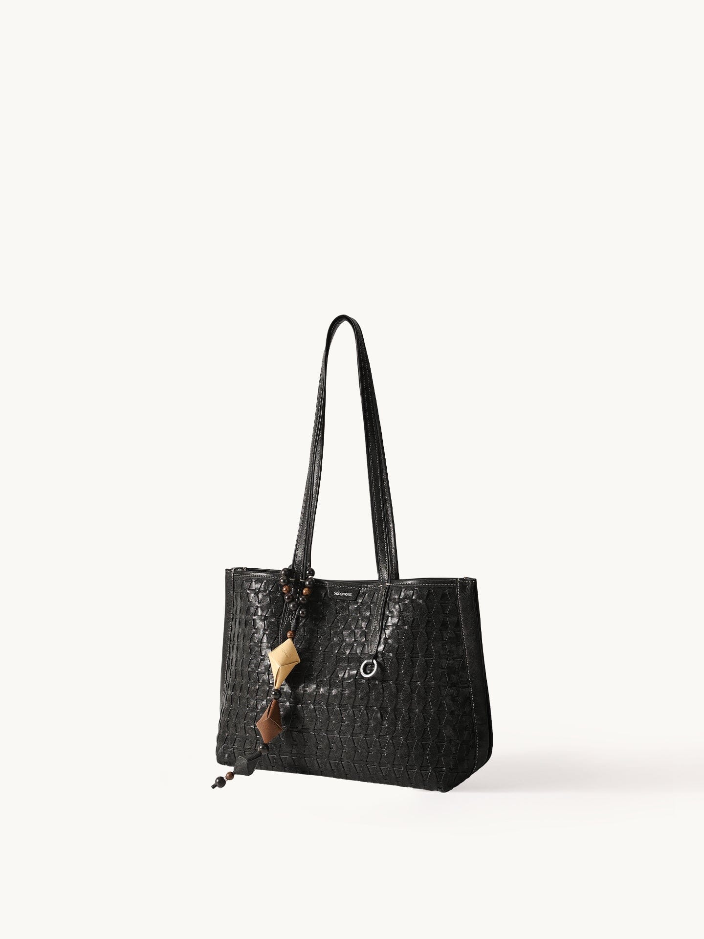 Songmont Small Lattice Tote Onyx
