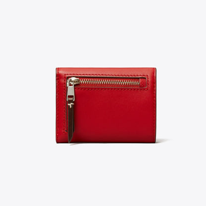 Tory Burch Small Leather Envelope Wallet Red Sky