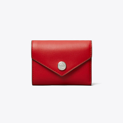 Tory Burch Small Leather Envelope Wallet Red Sky
