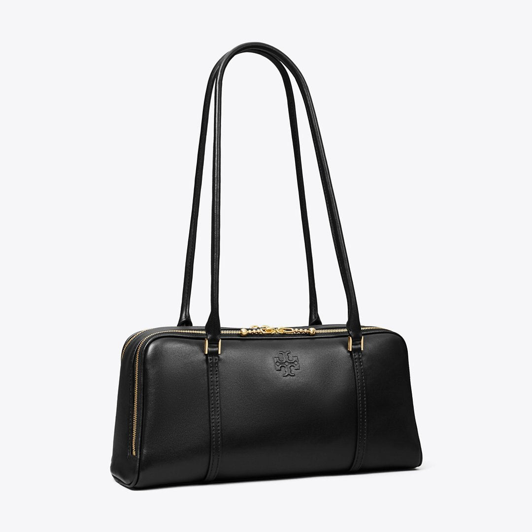 Tory Burch Small Marshmallow Satchel Black