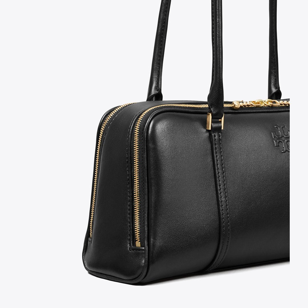 Tory Burch Small Marshmallow Satchel Black