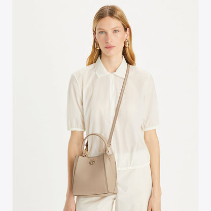 Tory Burch Small McGraw Bucket Bag Fresh Clay