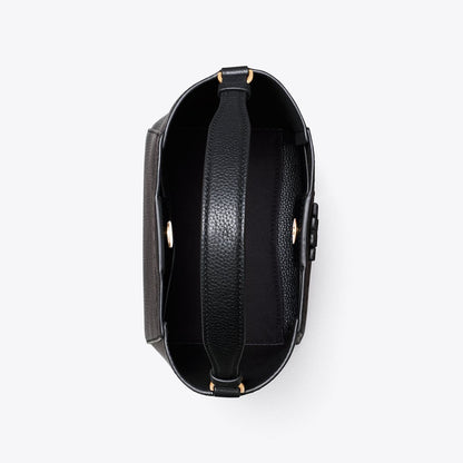 Tory Burch Small McGraw Bucket Bag Black
