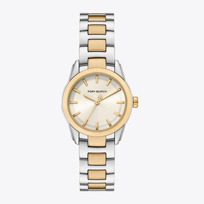 Tory Burch Small Miller Watch IVORY/TWO-TONE