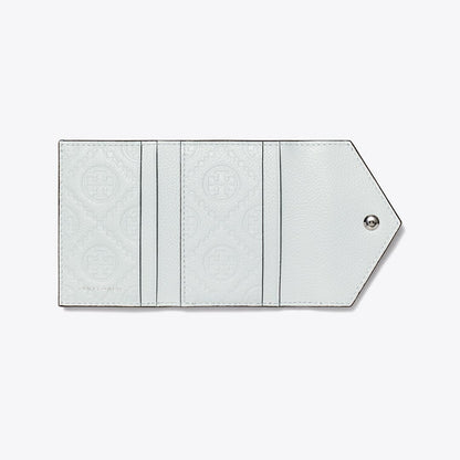 Tory Burch Small Pebble Envelope Wallet Light Titanium