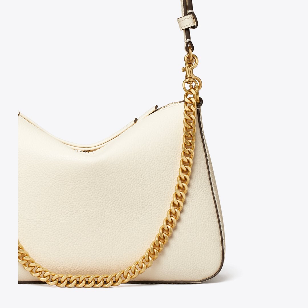 Tory Burch Small Perry Shoulder Bag Warm White