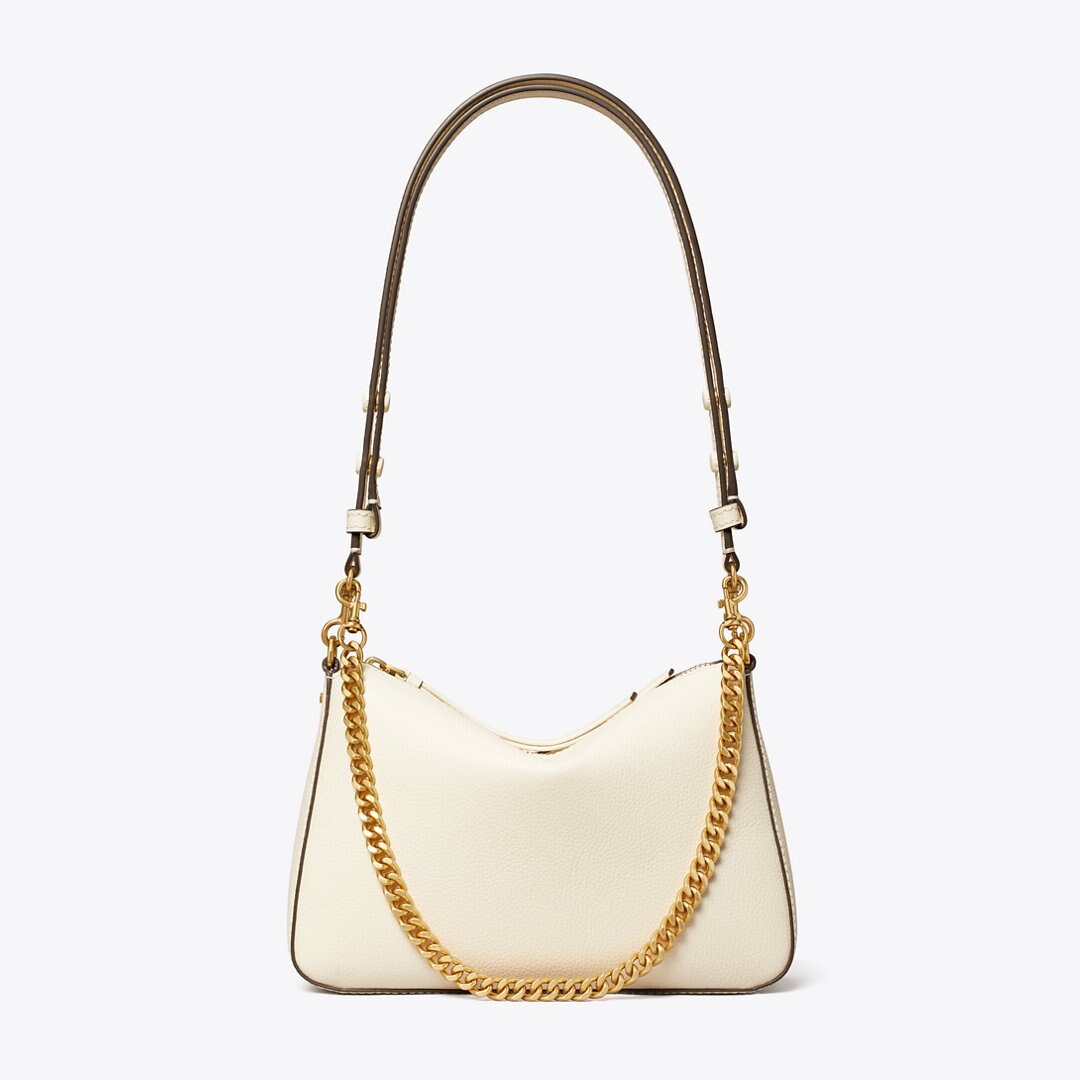 Tory Burch Small Perry Shoulder Bag Warm White