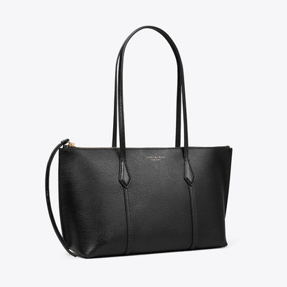 Tory Burch Small Perry Zip Tote Black
