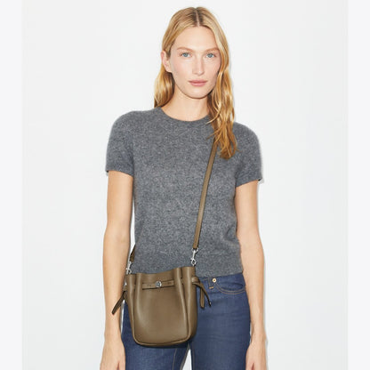 Tory Burch Small Romy Crossbody Wild Mushroom