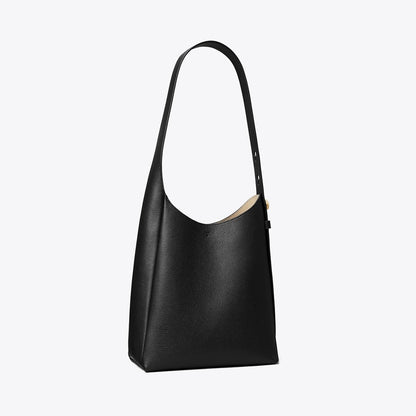 Tory Burch Small Romy Hobo Bag Black