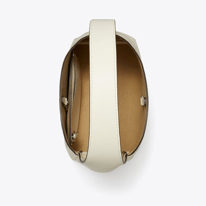 Tory Burch Small Romy Hobo Bag Light Cream