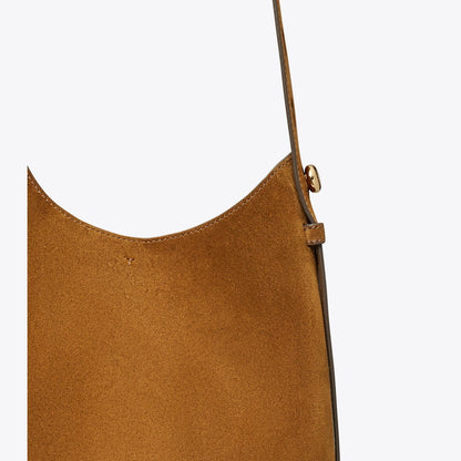 Tory Burch Small Romy Suede Hobo Bag Park Bench