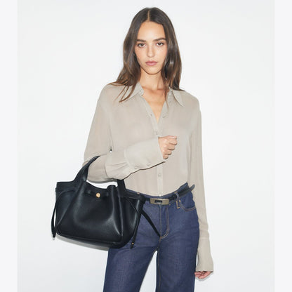 Tory Burch Small Romy Tote Black