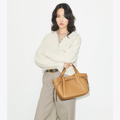 Tory Burch Small Romy Tote Tiramisu