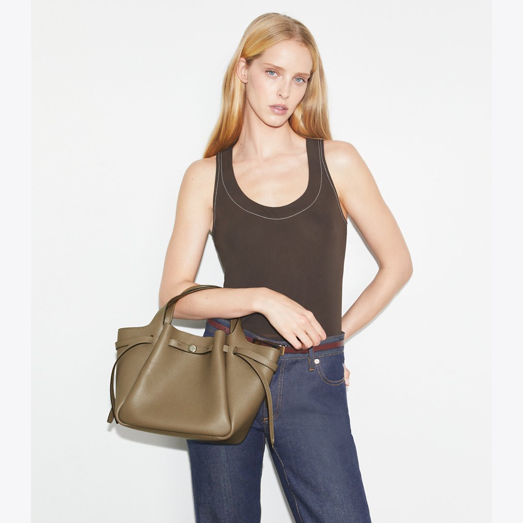 Tory Burch Small Romy Tote Wild Mushroom