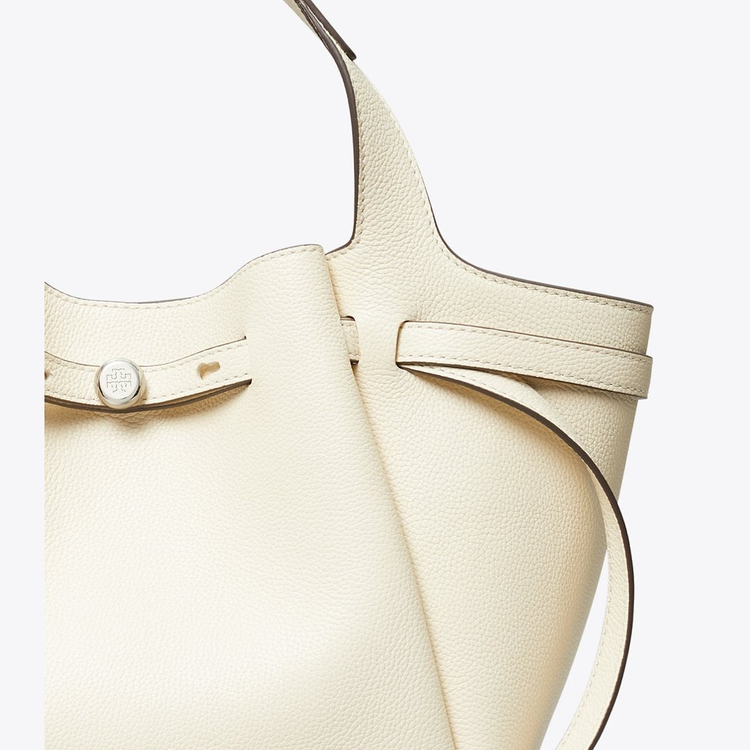 Tory Burch Small Romy Tote Light Cream