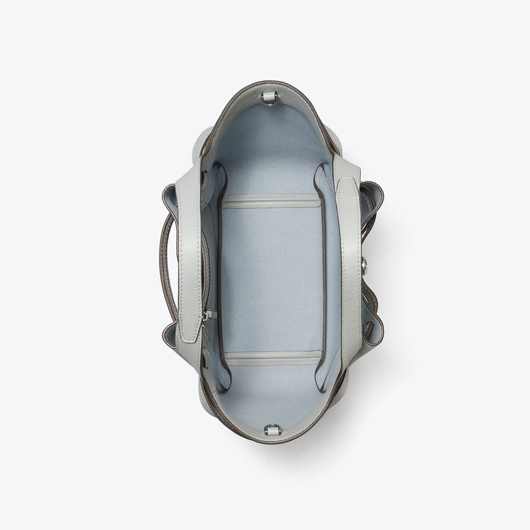 Tory Burch Small Romy Tote Light Granite