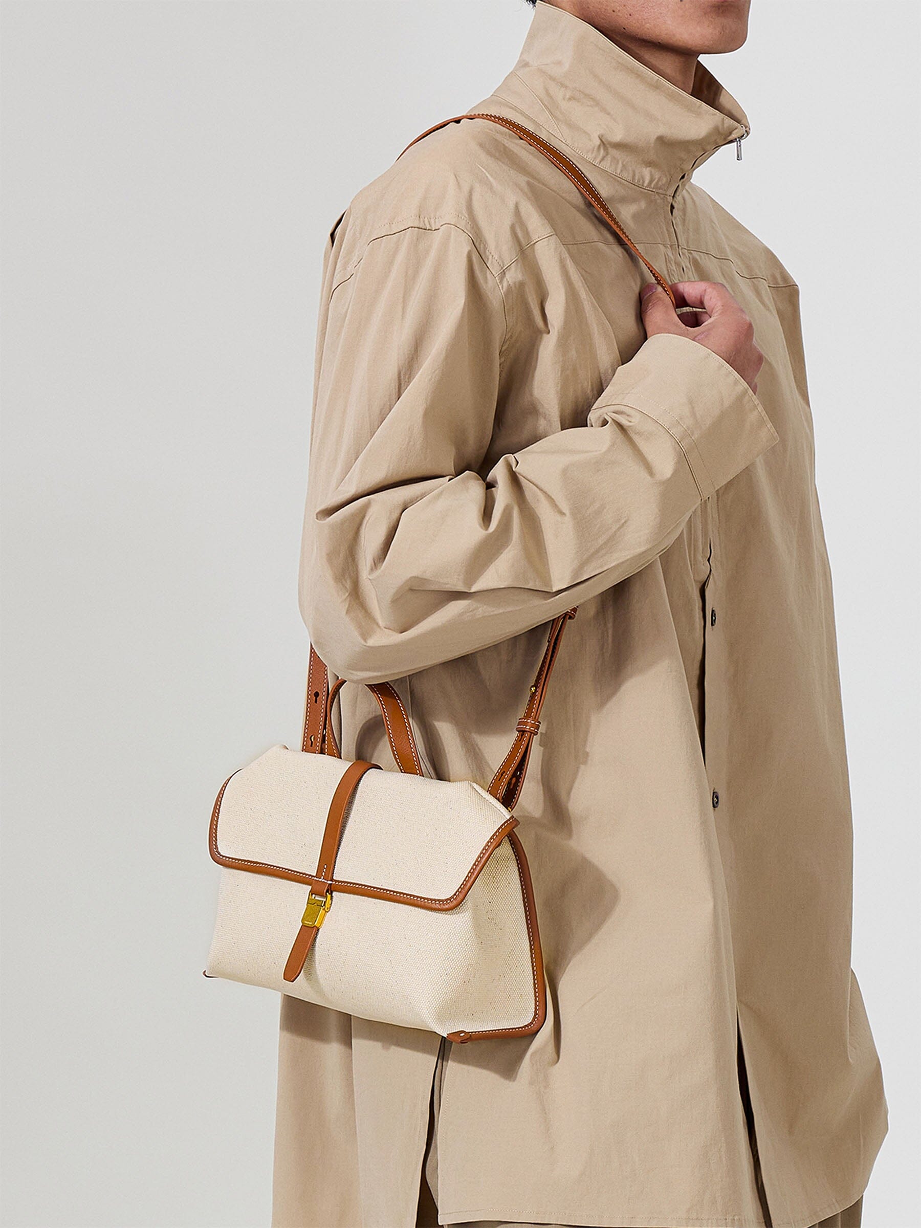 Songmont Small Shan Satchel Bag Canvas