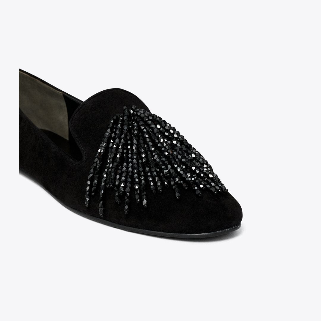 Tory Burch Smoking Slipper PERFECT BLACK