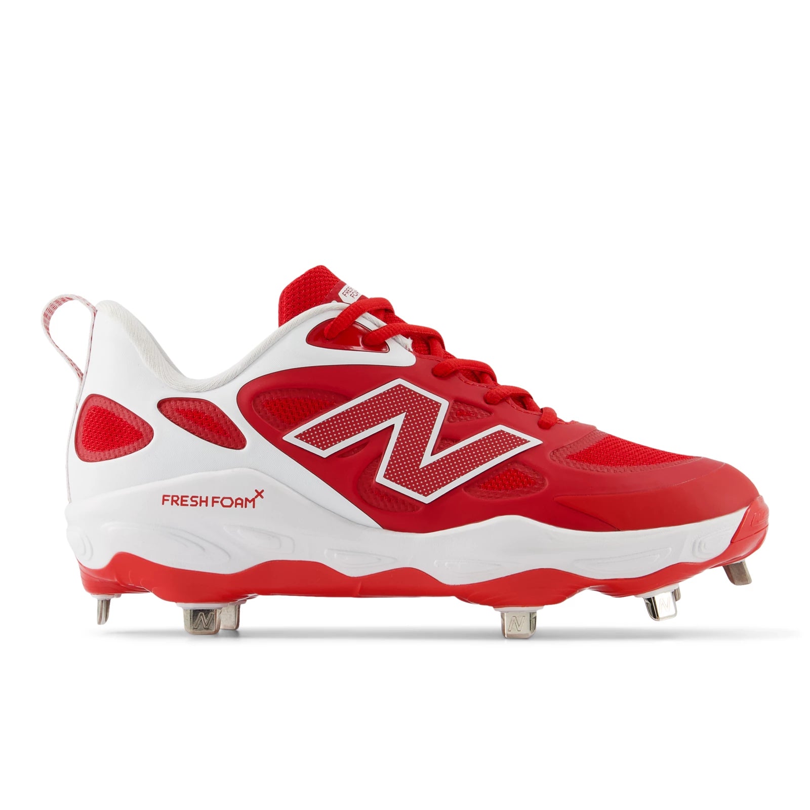 New Balance Fresh Foam X Velo V4 Metal Team Red With White Womens Team Red With White