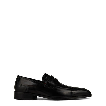  Soprano Loafers Black Croc