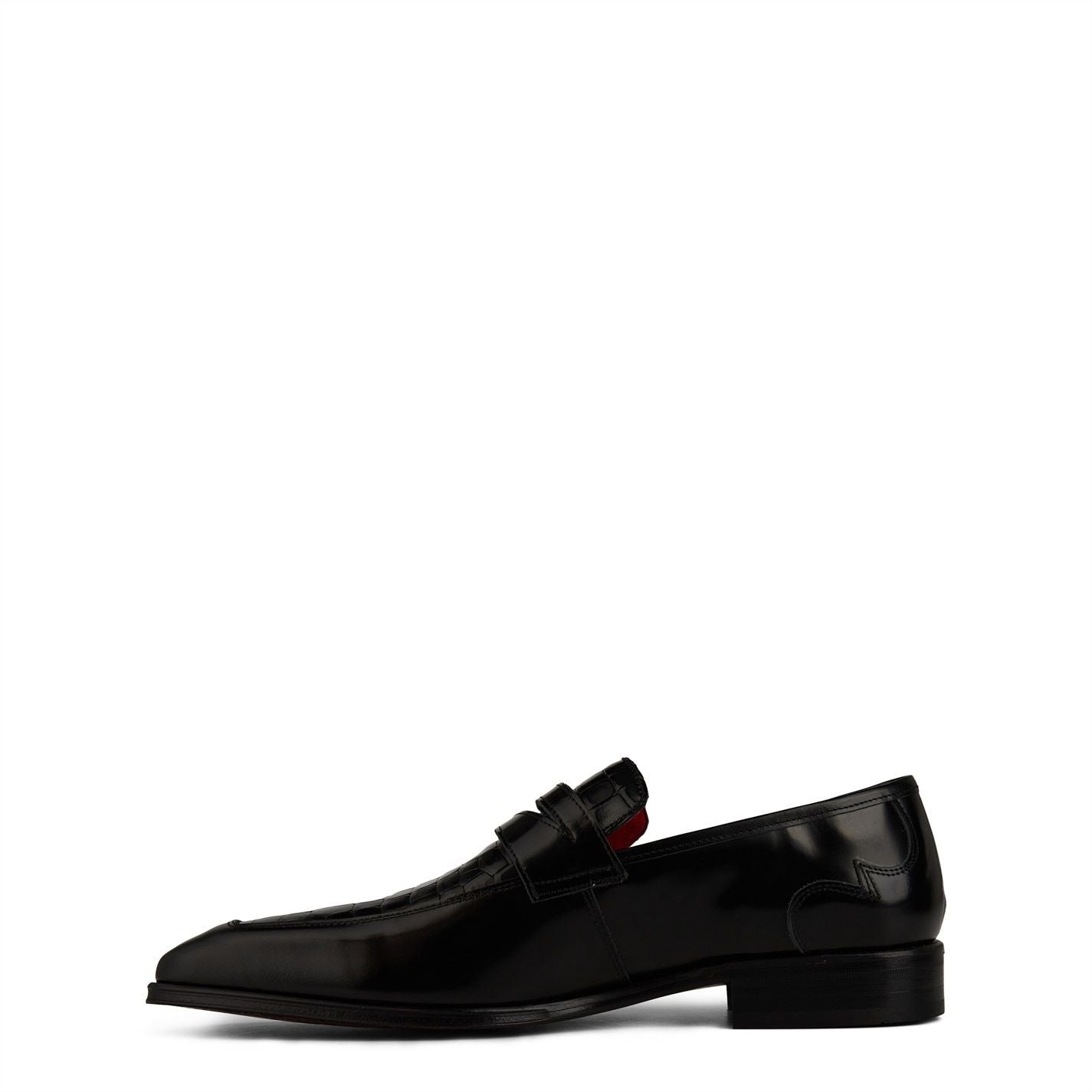  Soprano Loafers Black Croc