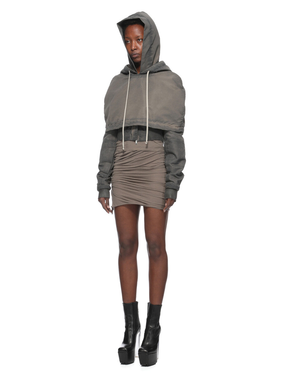 Rick Owens Hooded Cropped Flight