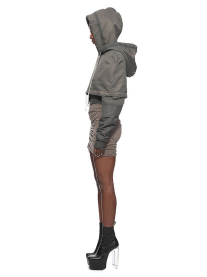 Rick Owens Hooded Cropped Flight