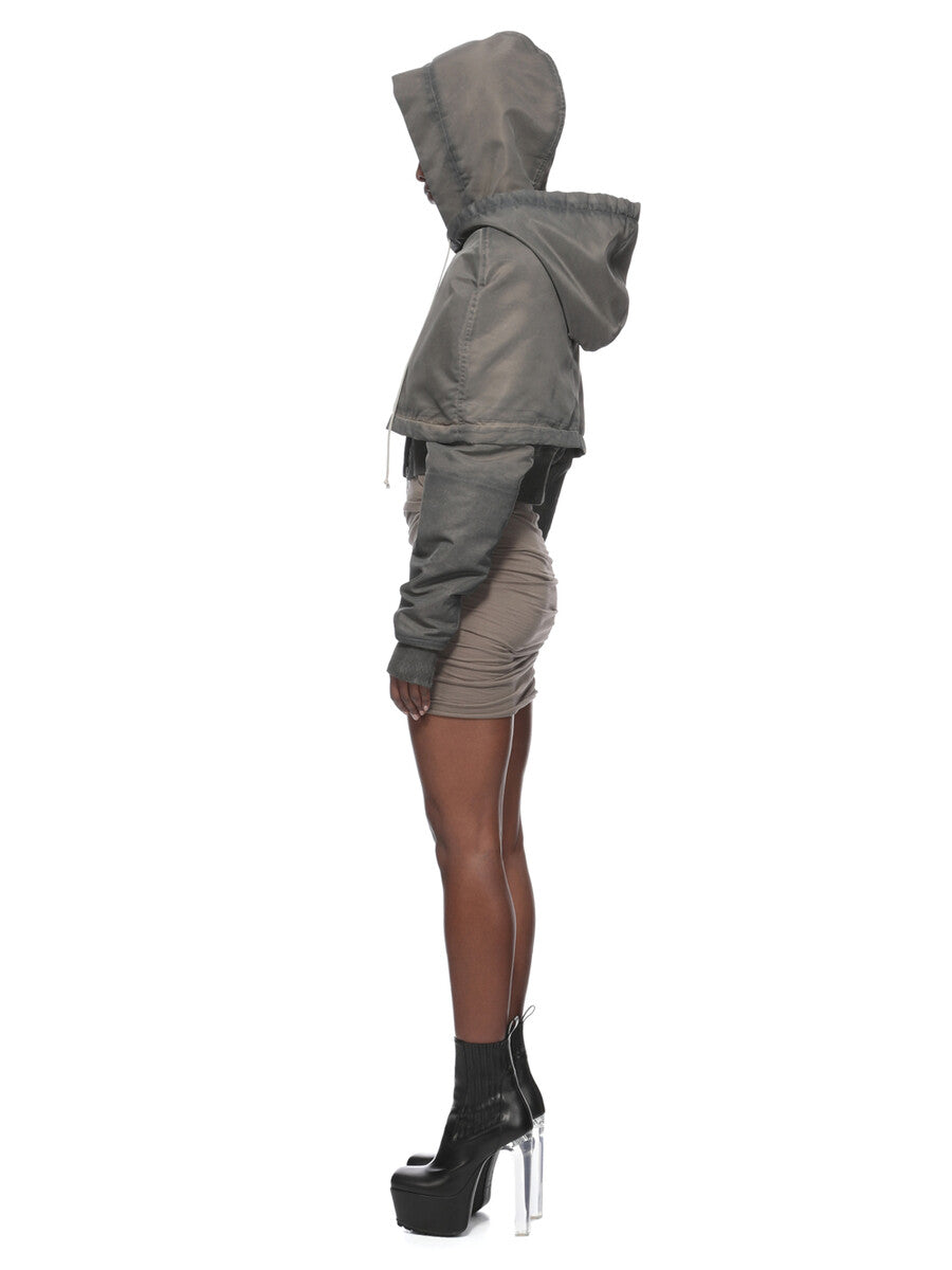 Rick Owens Hooded Cropped Flight