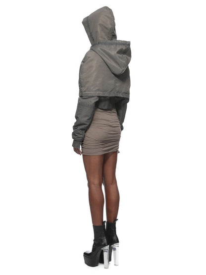 Rick Owens Hooded Cropped Flight