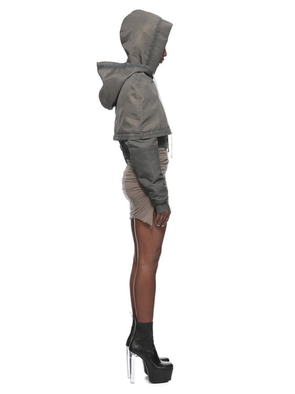 Rick Owens Hooded Cropped Flight