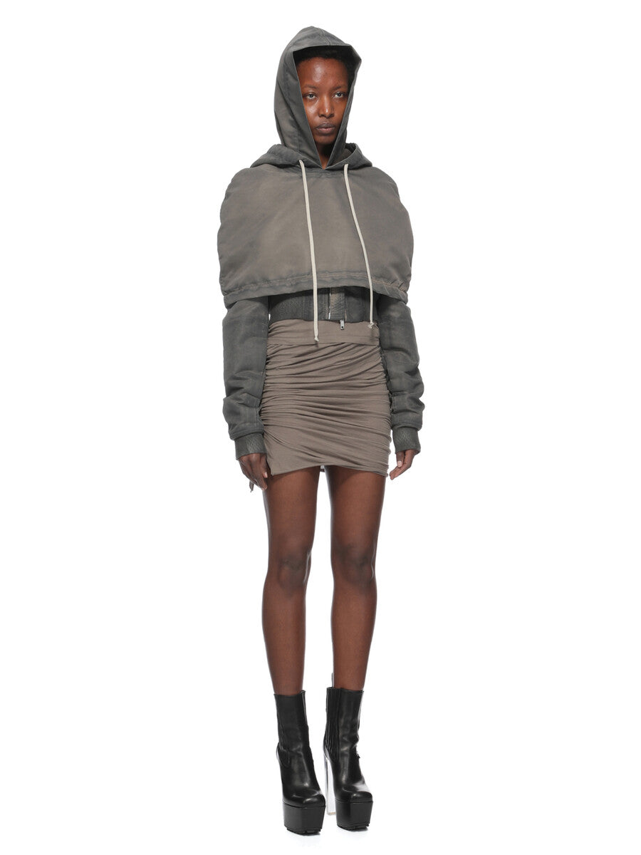 Rick Owens Hooded Cropped Flight