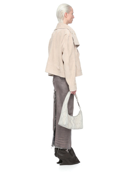 Rick Owens Denim Sliced Skirt