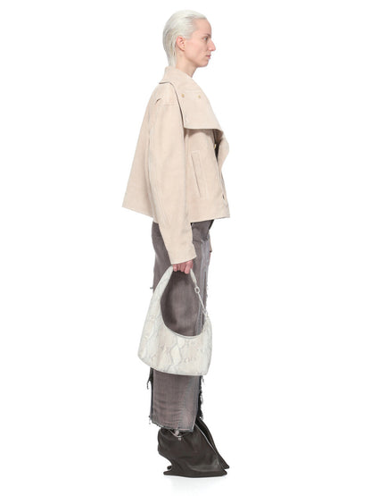 Rick Owens Denim Sliced Skirt