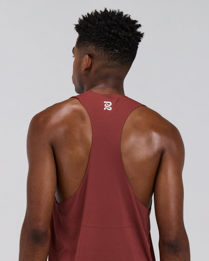 Bandit Mens Specter Race Singlet Mahogany