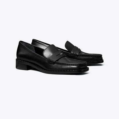 Tory Burch Square-Toe Loafer PERFECT BLACK