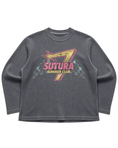 veloce waffle tee