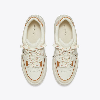 Tory Burch Stage Sneaker BLANC / PRALINE / TOASTED SOUFFLE