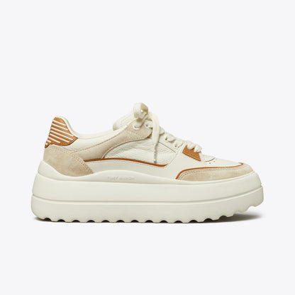 Tory Burch Stage Sneaker BLANC / PRALINE / TOASTED SOUFFLE