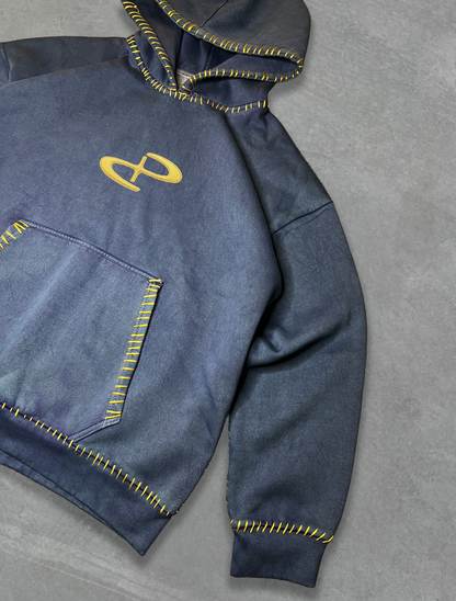 KANTHA INDIGO HOODIE