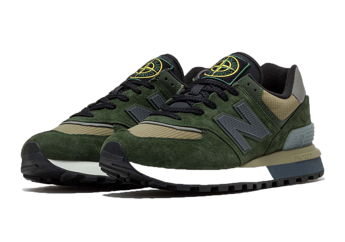 New Balance 574 Legacy Stone Island Dark Green