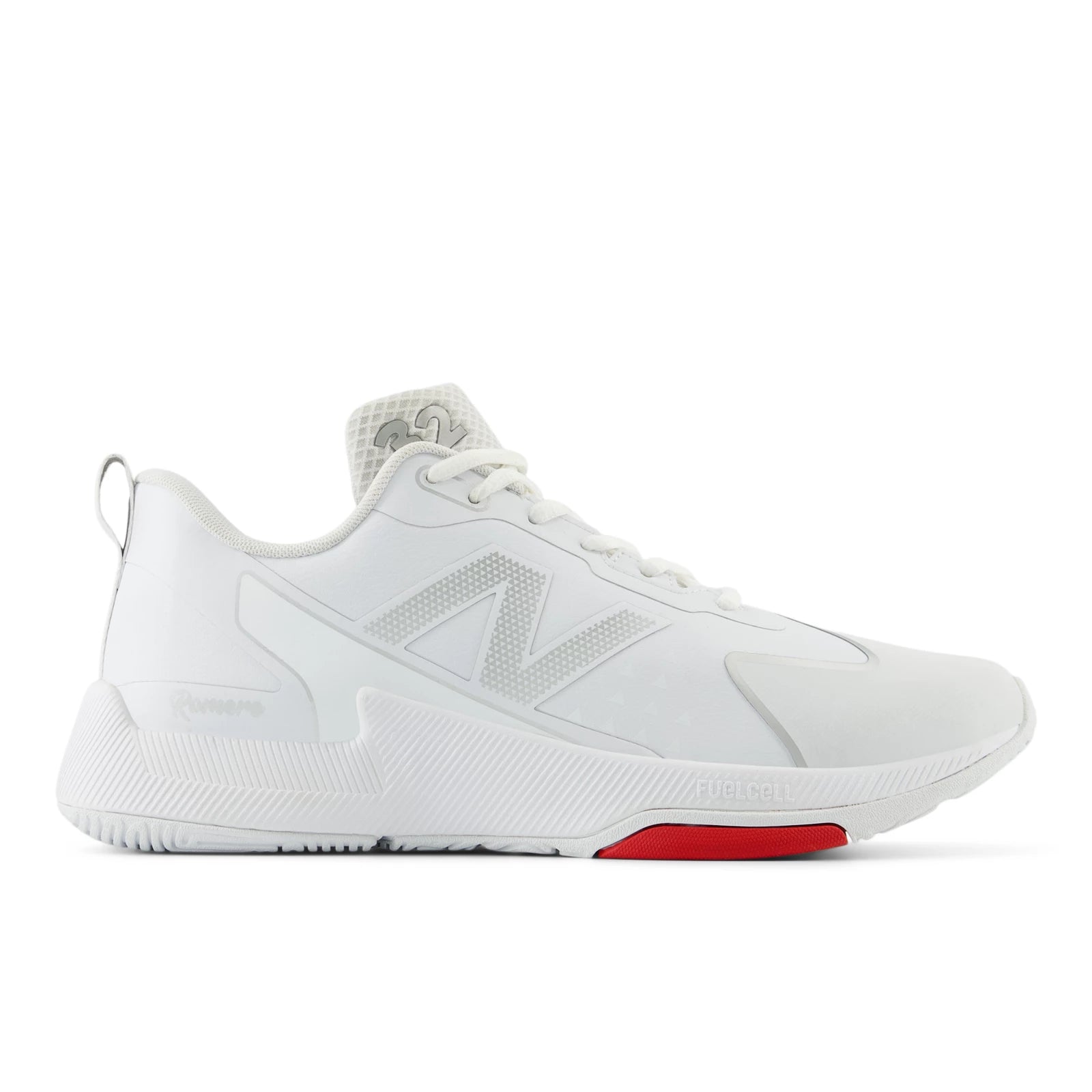 New Balance Fuelcell Romero Duo Trainer White With Silver Metallic Womens White With Silver Metallic