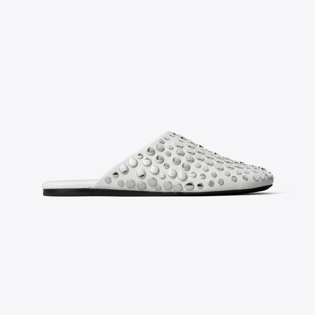Tory Burch Studded Mule CLOUD / SILVER