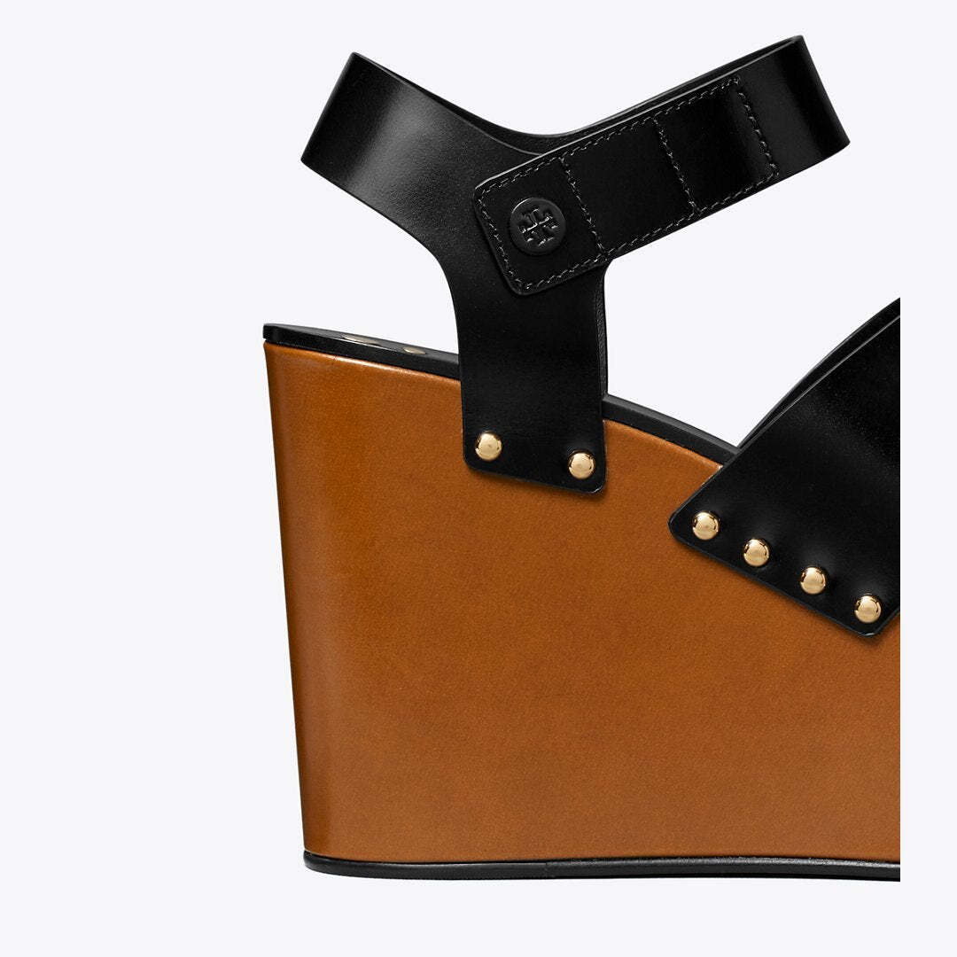 Tory Burch Studded Platform Wedge PERFECT BLACK